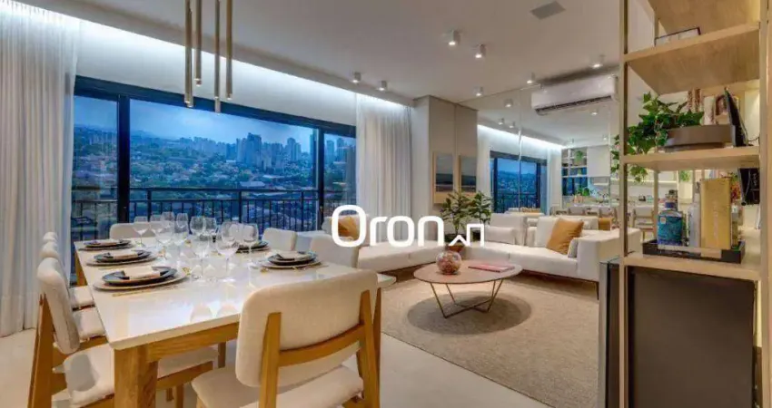 Apartamento com 3 dormitórios à venda, 162 m² por r$ 2.015.000,00 - setor marista - goiânia/go