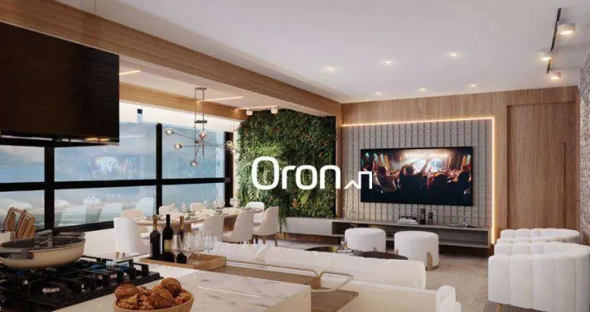 Apartamento com 3 dormitórios à venda, 140 m² por r$ 1.380.000,00 - setor bueno - goiânia/go