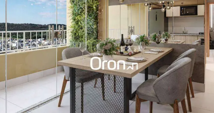 Apartamento com 3 dormitórios à venda, 75 m² por R$ 448.000,00 - Parque Oeste Industrial - Goiânia/GO
