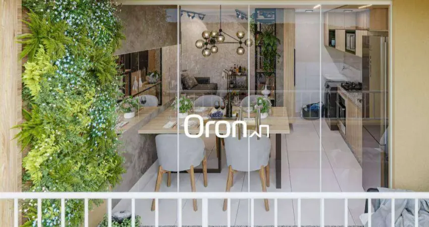 Apartamento com 2 dormitórios à venda, 63 m² por r$ 411.000,00 - parque oeste industrial - goiânia/go