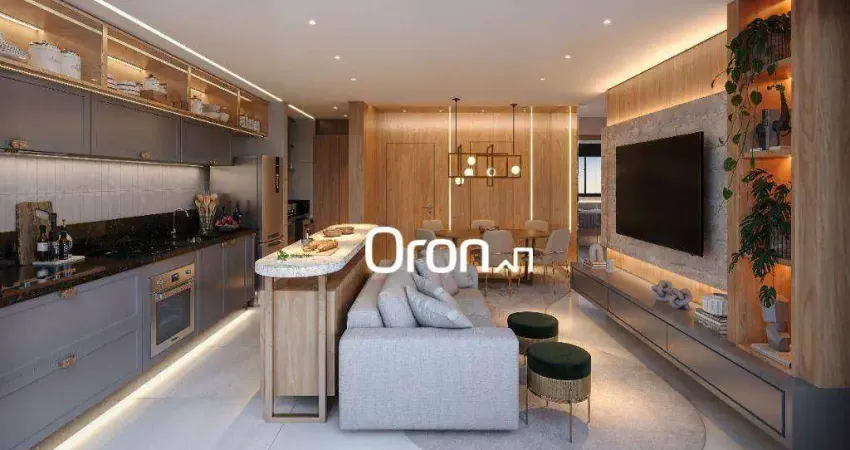 Apartamento com 2 dormitórios à venda, 75 m² por r$ 845.000,00 - setor bueno - goiânia/go