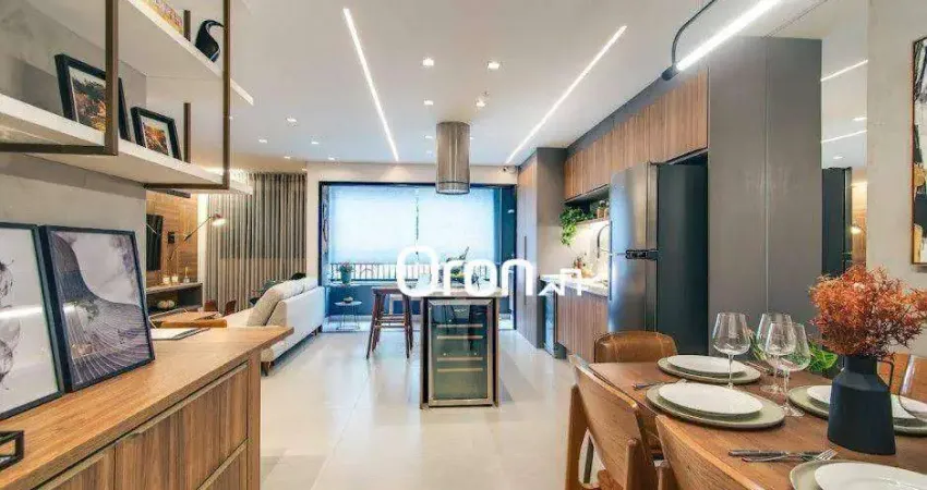 Apartamento duplex com 3 dormitórios à venda, 97 m² por r$ 1.260.000,00 - setor oeste - goiânia/go