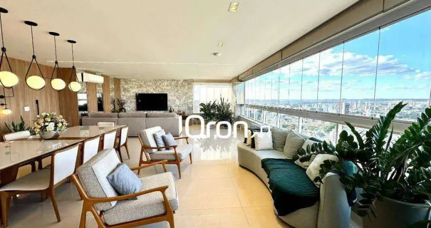 Apartamento à venda, 218 m² por r$ 2.750.000,00 - setor marista - goiânia/go