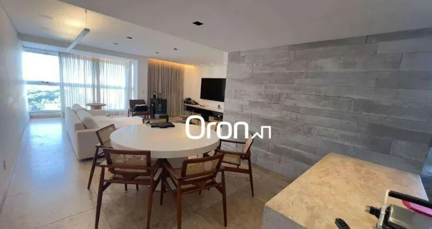 Apartamento mobiliado com 2 dormitórios à venda, 86 m² por r$ 1.020.000 - setor bueno - goiânia/go