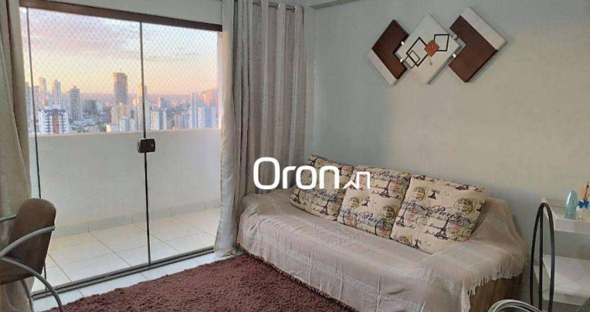 Flat mobiliado com 1 dormitório à venda, 41 m² por R$ 360.000 - Setor Bueno - Goiânia/GO