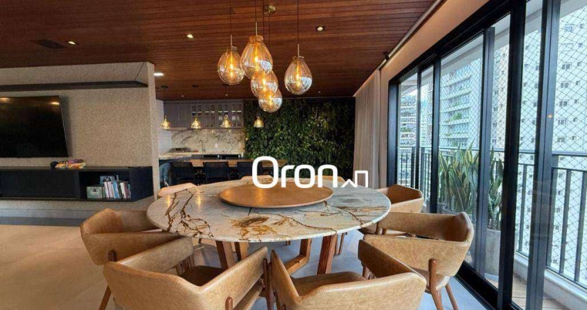 Apartamento mobiliado com 4 dormitórios à venda, 224 m² por R$ 2.790.000 - Setor Marista - Goiânia/GO