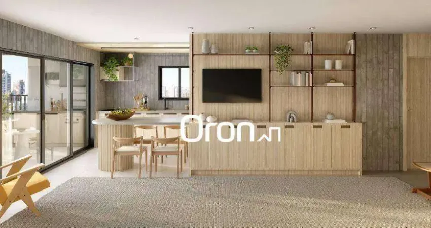 Apartamento com 2 dormitórios à venda, 74 m² por r$ 1.040.000,00 - setor marista - goiânia/go