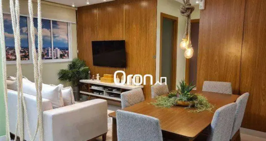 Apartamento com 2 dormitórios à venda, 51 m² por R$ 316.000,00 - Vila Rosa - Goiânia/GO