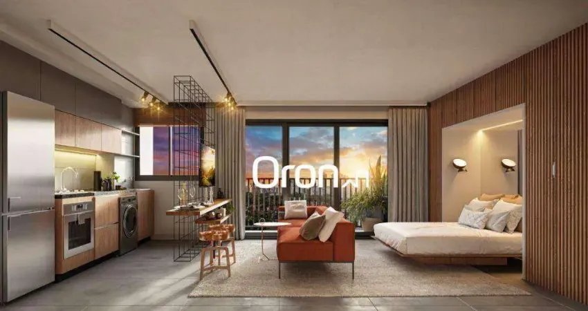 Flat com 1 dormitório à venda, 44 m² por r$ 550.000,00 - setor marista - goiânia/go