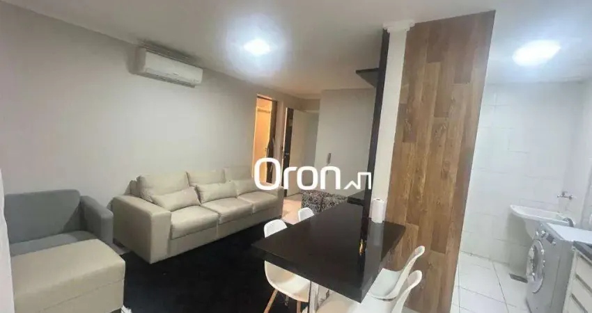 Apartamento mobiliado com 2 dormitórios à venda, 64 m² por r$ 440.000 - serrinha - goiânia/go