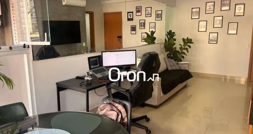 Apartamento com 2 dormitórios à venda, 81 m² por r$ 734.000,00 - setor bueno - goiânia/go