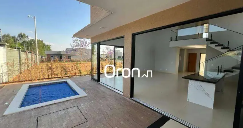 Sobrado com 3 dormitórios à venda, 197 m² por r$ 1.400.000,00 - terras alpha 2 - senador canedo/go