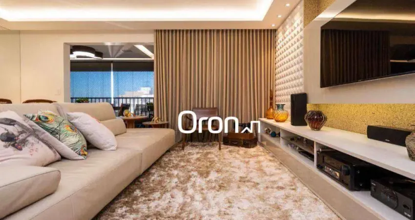 Apartamento com 3 dormitórios à venda, 118 m² por r$ 1.200.000,00 - jardim goiás - goiânia/go