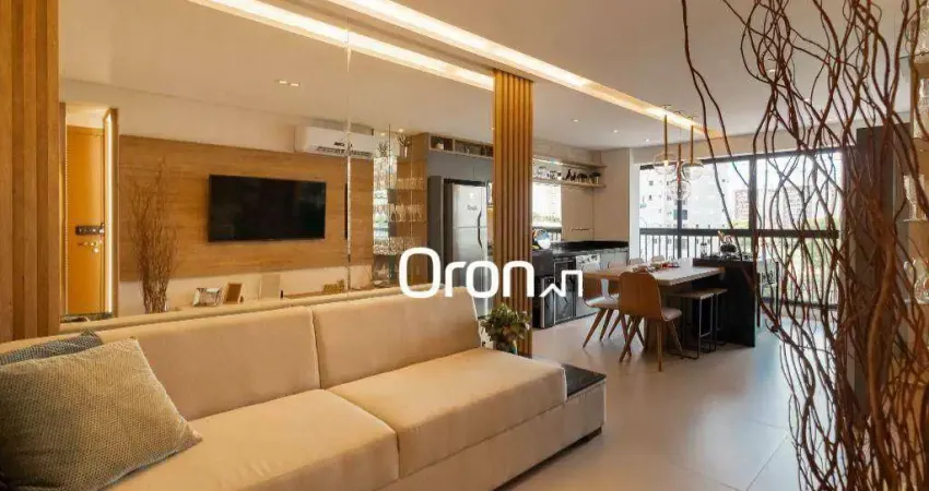 Apartamento com 2 dormitórios à venda, 66 m² por r$ 446.000,00 - vila rosa - goiânia/go