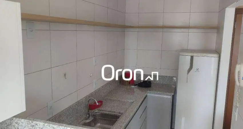 Flat mobiliado com 1 dormitório à venda, 45 m² por r$ 490.000 - setor bueno - goiânia/go