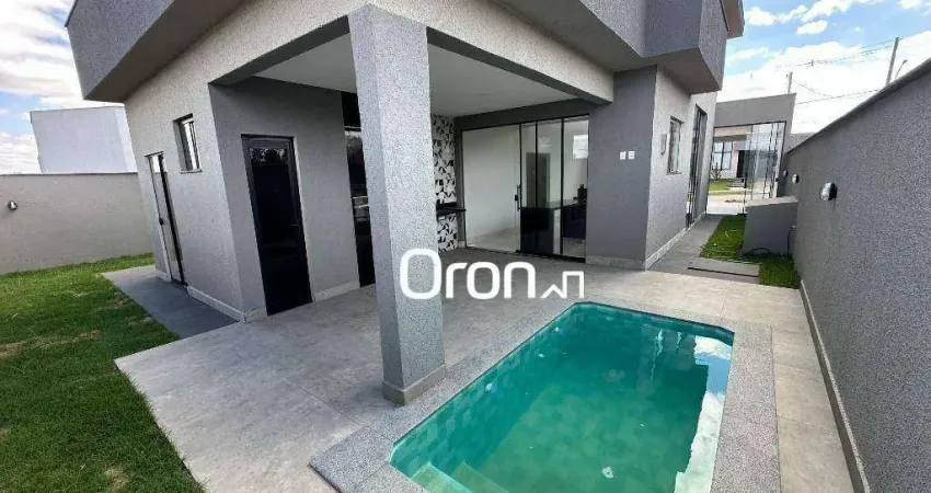 Casa com 3 dormitórios à venda, 152 m² por r$ 990.000,00 - terras alpha 2 - senador canedo/go
