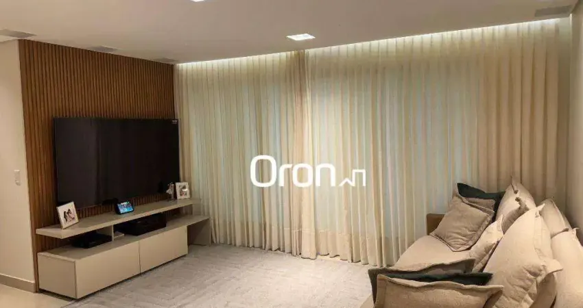 Apartamento mobiliado com 3 dormitórios à venda, 118 m² por r$ 1.200.000 - jardim atlântico - goiânia/go