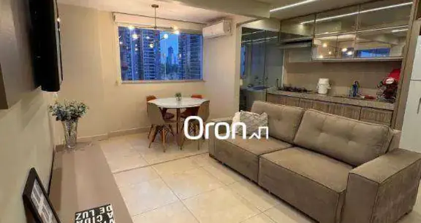 Flat mobiliado com 1 dormitório à venda, 45 m² por r$ 499.000 - park lozandes - goiânia/go