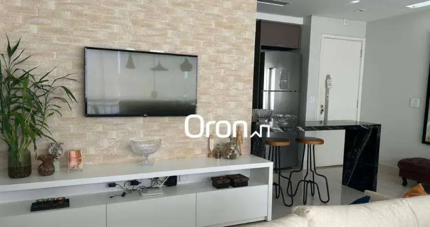 Apartamento mobiliado com 2 dormitórios à venda, 67 m² por r$ 530.000 - jardim atlântico - goiânia/go