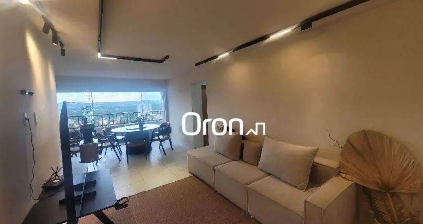 Apartamento com 3 dormitórios à venda, 90 m² por r$ 590.000,00 - setor negrão de lima - goiânia/go