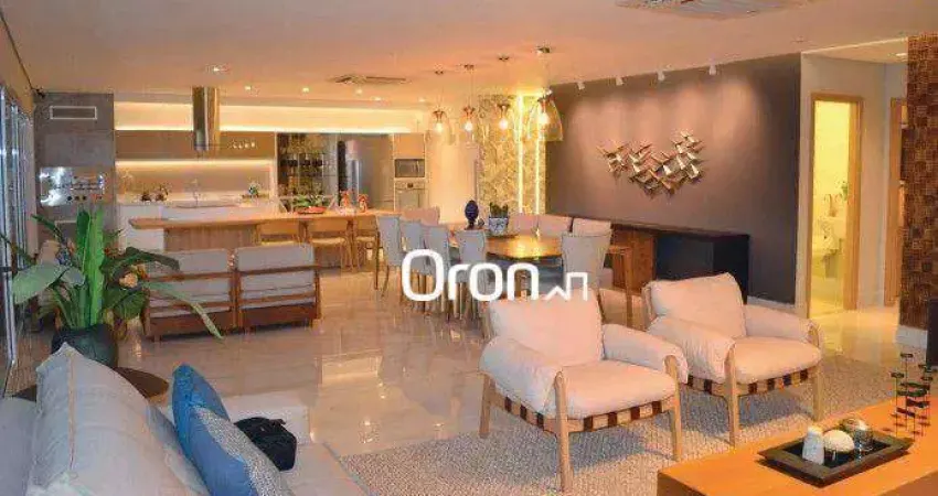 Apartamento com 3 dormitórios à venda, 220 m² por r$ 2.200.000,00 - setor marista - goiânia/go