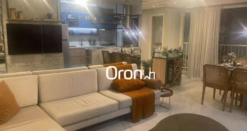 Apartamento com 3 dormitórios à venda, 80 m² por r$ 710.000,00 - setor bueno - goiânia/go