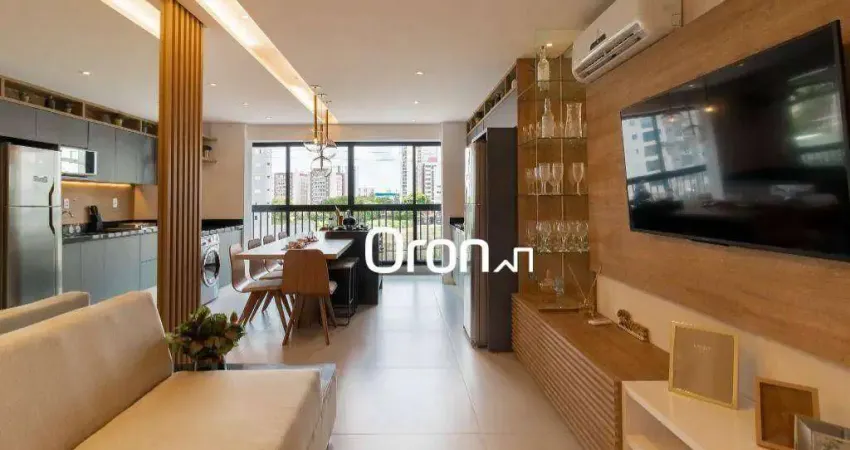 Apartamento com 2 dormitórios à venda, 59 m² por r$ 411.000,00 - vila rosa - goiânia/go