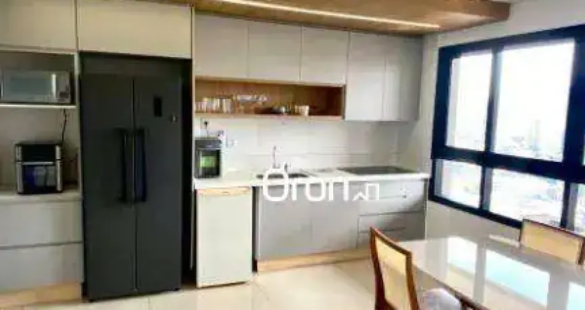 Apartamento mobiliado com 2 dormitórios à venda, 68 m² por r$ 750.000 - setor marista - goiânia/go