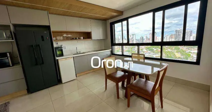 Apartamento mobiliado com 2 dormitórios à venda, 68 m² por r$ 750.000 - setor marista - goiânia/go