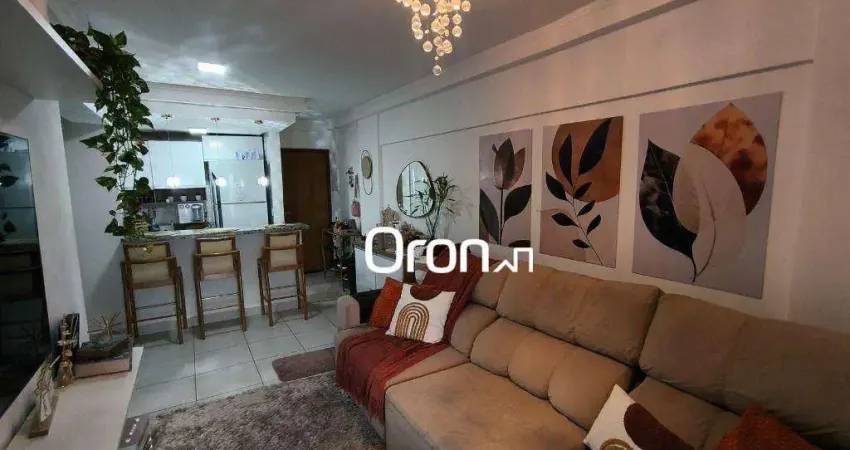 Apartamento com 2 dormitórios à venda, 67 m² por r$ 360.000,00 - setor sudoeste - goiânia/go