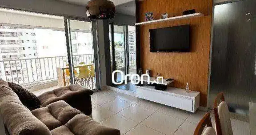 Apartamento mobiliado com 3 dormitórios à venda, 88 m² por r$ 750.000 - jardim goiás - goiânia/go