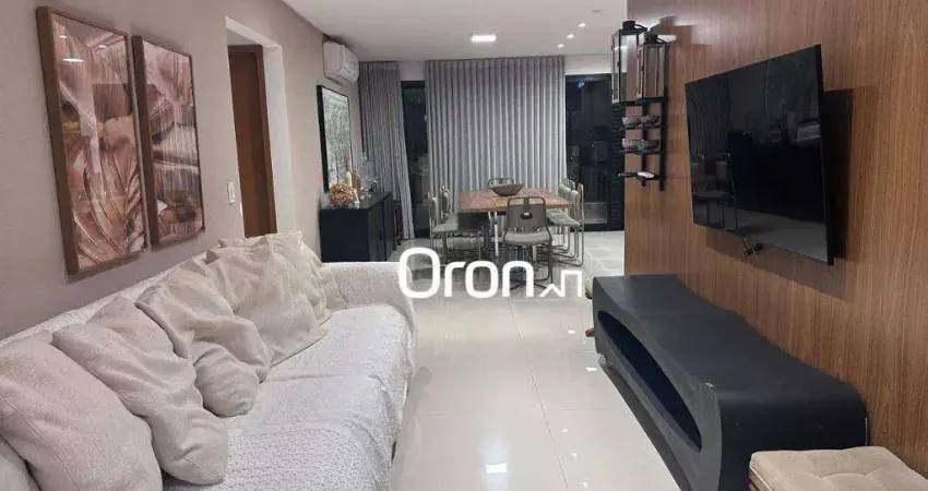 Apartamento mobiliado com 3 dormitórios à venda, 102 m² por r$ 1.550.000 - setor bueno - goiânia/go