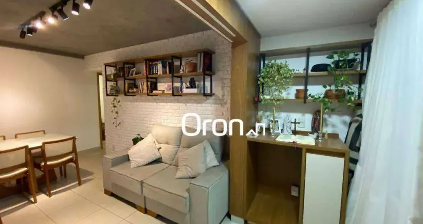 Apartamento com 2 dormitórios à venda, 60 m² por r$ 410.000,00 - jardim atlântico - goiânia/go