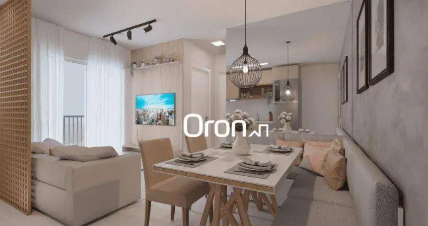 Apartamento com 2 dormitórios à venda, 41 m² por r$ 298.000,00 - setor parque tremendão - goiânia/go