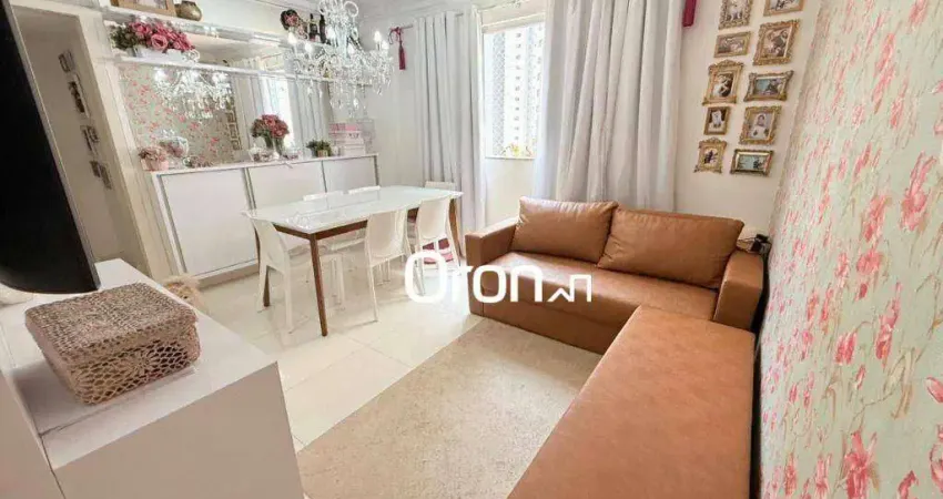 Apartamento com 2 dormitórios à venda, 55 m² por r$ 379.900,00 - jardim goiás - goiânia/go