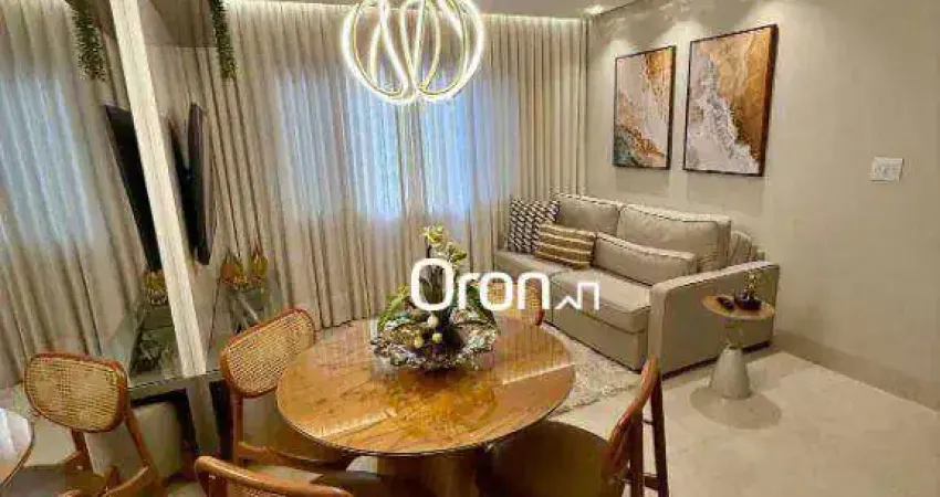 Apartamento mobiliado com 2 dormitórios à venda, 60 m² por r$ 455.000 - setor bueno - goiânia/go
