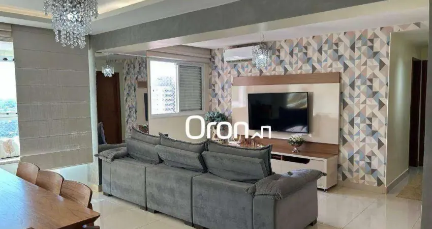 Apartamento com 3 dormitórios à venda, 108 m² por r$ 990.000,00 - village veneza - goiânia/go