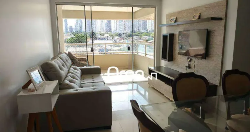 Apartamento com 3 dormitórios à venda, 75 m² por r$ 669.000,00 - jardim goiás - goiânia/go