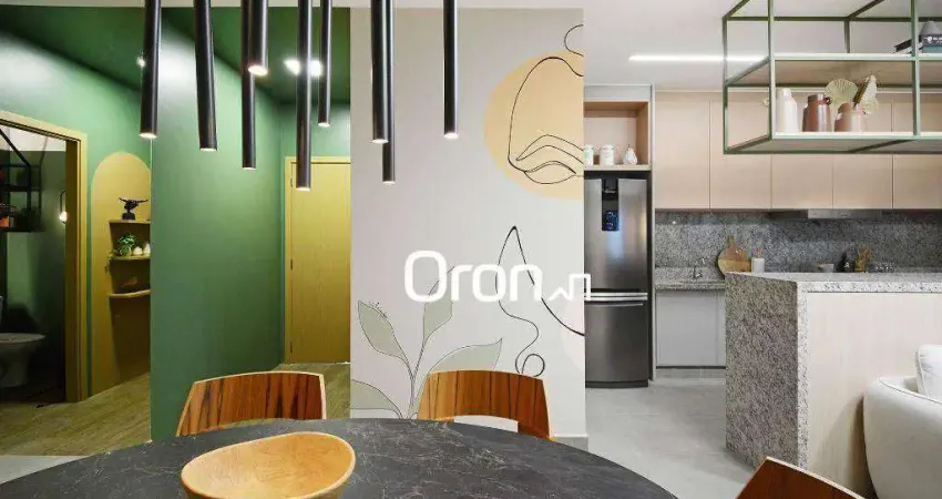 Flat com 1 dormitório à venda, 57 m² por r$ 505.000,00 - setor central - goiânia/go