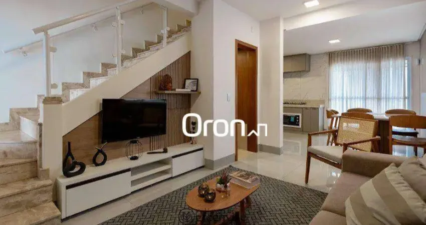 Sobrado com 2 dormitórios à venda, 116 m² por r$ 629.000,00 - sítios santa luzia - aparecida de goiânia/go