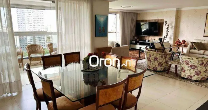 Apartamento com 4 dormitórios à venda, 208 m² por r$ 2.100.000,00 - setor marista - goiânia/go