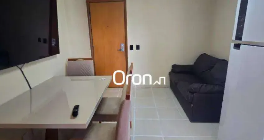 Flat mobiliado com 1 dormitório à venda, 34 m² por r$ 249.900 - setor pedro ludovico - goiânia/go