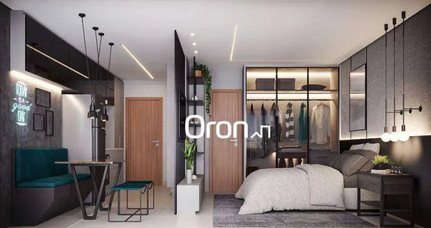 Flat com 1 dormitório à venda, 40 m² por r$ 530.000,00 - setor marista - goiânia/go