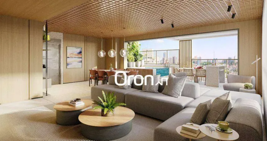 Apartamento com 4 dormitórios à venda, 257 m² por r$ 3.410.000,00 - setor marista - goiânia/go