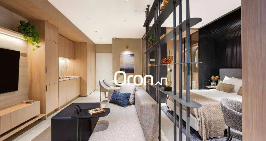 Flat com 1 dormitório à venda, 50 m² por r$ 720.000,00 - setor marista - goiânia/go