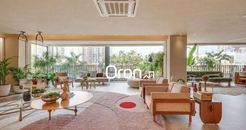 Penthouse com 4 dormitórios à venda, 462 m² por r$ 7.605.000,00 - setor bueno - goiânia/go