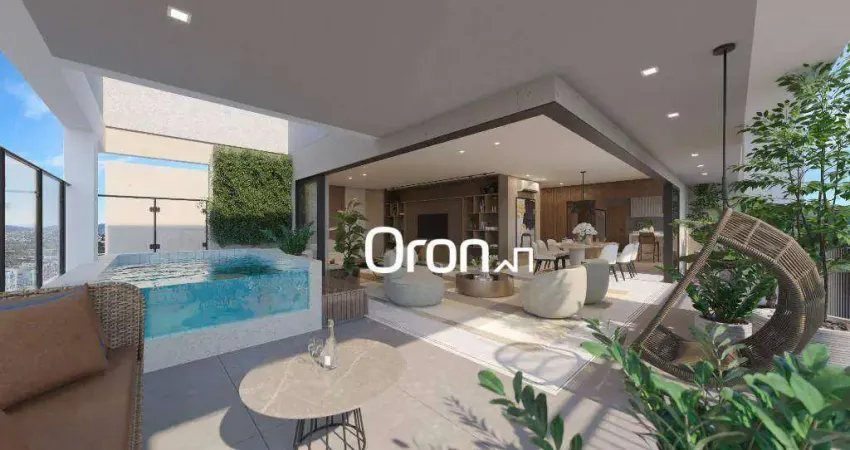 Penthouse com 4 dormitórios à venda, 291 m² por r$ 3.585.000,00 - jardim américa - goiânia/go