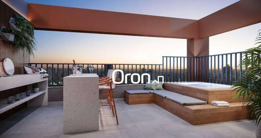 Cobertura com 4 dormitórios à venda, 133 m² por r$ 1.785.000,00 - setor oeste - goiânia/go