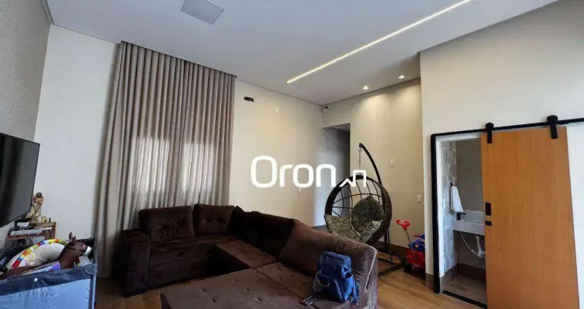 Casa com 3 dormitórios à venda, 213 m² por r$ 1.790.000,00 - condomínio parque dos cisnes - goiânia/go