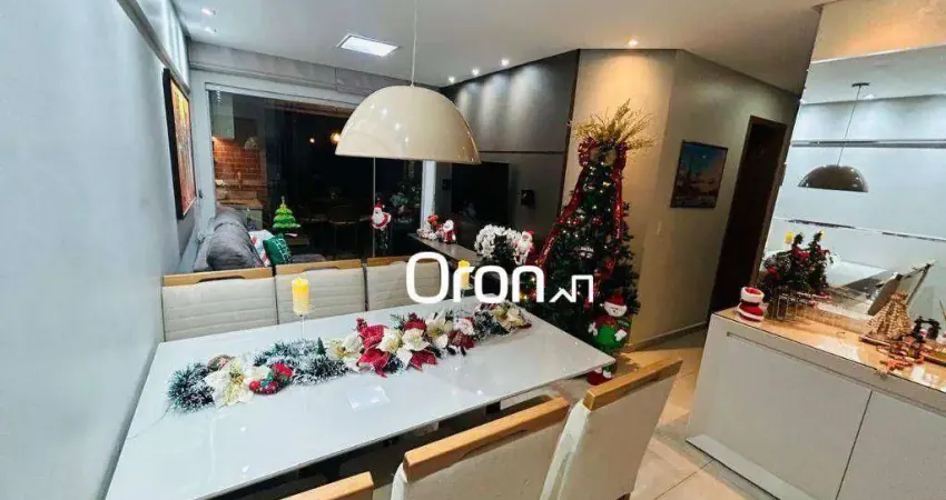 Apartamento mobiliado com 3 dormitórios à venda, 90 m² por r$ 690.000 - alto da glória - goiânia/go